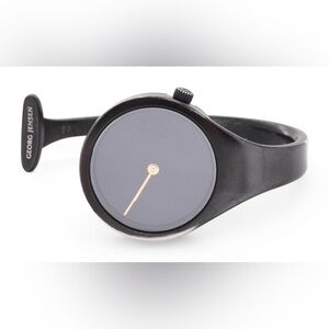 Georg Jensen 336 Vivianna Matte Black PVD Stainless Steel Bangle Watch, 27mm, XS